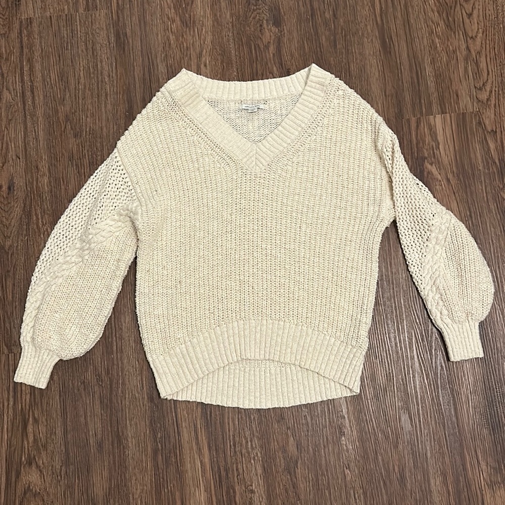 American Eagle - Cream Oversized Sweater